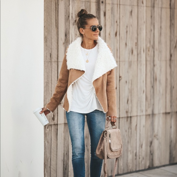 ONE LEFT - Aspen Highlands Faux Suede Jacket - Picture 7 of 8